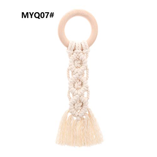 macrame teething ring