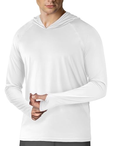 Men's Sun Protection Hoodie Shirt UPF 50+ Long
