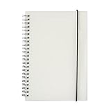 Zengest Wirebound Spiral Notebook Hardcover Dot Grid Notebook A5 Size 8.4