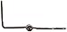 Amerock Cabinet Hinge, Full Inset, Partial Wrap, 3/4