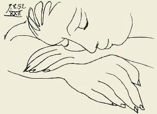 Sleeping Woman Picasso Kunstdruck Poster Grosse 120 X 90 Cm Amazon De Kuche Haushalt