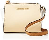 MICHAEL KORS MINI SELMA COLORBLOCK NUDE SAFFIANO LEATHER CROSSBODY BAG a little bit of fashion