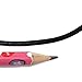 Loralyn Designs 3mm Thick Black Leather Necklace Cord with Stainless Steel Clasps (20 Inch)