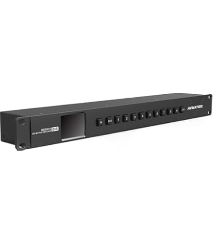 Amazon.com: AVMATRIX MSS0811 1RU 8×8 3G-SDI compact SDI routing