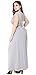 Preferhouse Women's Plus Size Evening Gowns Long Formal Maxi Dress 2X Grey