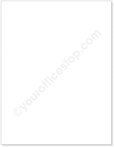 8.5" x 11" White Laser &amp; Inkjet Printer Labels 1 Up (500 Labels)