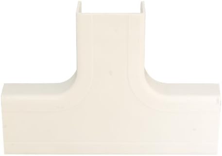 1.75 inch Surface Mount Cable Raceway, Ivory, Tee - Fire box straight nonmetallic wiring cable