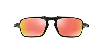OAKLEY サングラス BADMAN OO6020-03 Oakley Men's Badman OO6020-03 Polarized Iridium Rectangular