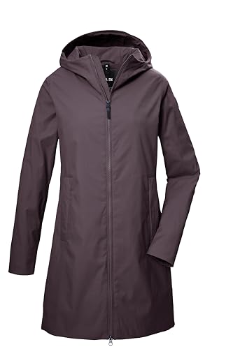 G.I.G.A. DX Mujer Parka funcional/parka impermeable con capucha GS 57 WMN PRK, pflaume, 50, 43129-000