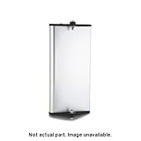 OEM-Style, Flat Ribbed-Back, West Coast Mirror Assembly, Black (26012-5)