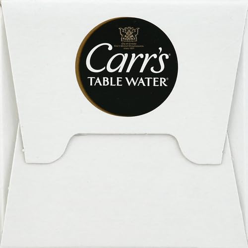 CARR’S TABLE WATER CRACKERS, CRACKED PEPPER, 4.25 OZ