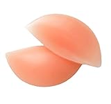 Womens Soft Silicone Gel Bra Inserts Breast Chest Pads Enhancers padding Push-up Chicken Cutlets Fake Boobs Molding Pad (Skin) -by Antspirit
