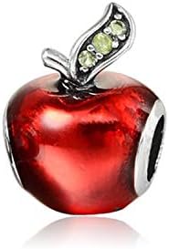CNSP New Orginal Silver Plated Beads Charm Christmas Theme Gift Box Santa Crystal Charms Fit Bracelets Women DIY Jewelry