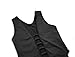 Misfondle Womens Sexy Bodycon Bandage Lace up Midi Club Dress , 1 Black, Small