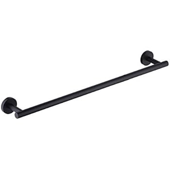 KES 24 Inches Matte Black Towel Bar for Bathroom Kitchen Hand Towel Holder Dish Cloths Hanger SUS304 Stainless Steel RUSTPROOF Wall Mount No Drill, A2000S60DG-BK