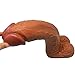 16.14 Inch New Arrival FAAK Super Huge 3 Inch Thick ReaIistic Dildo Female Masturbation Tool Massive Anal Sex Toy for Male Long Giant (Brown)thumb 4