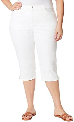 TG. 56) Gloria Vanderbilt Donna Plus Size Amanda Capri Jean