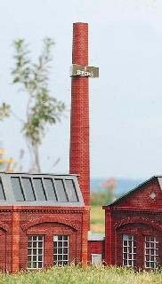 PIKO G SCALE MODEL TRAIN BUILDINGS - BREWERY CHIMNEY BUILDING - 62016