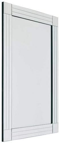 Tuff Concepts Antique Modern Venetian Style Wall Mirror, 91cm X 61cm, Silver, 91.4L x 61W cm - Image 5
