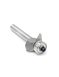 Chamfer - Puntas de enrutador JESTUOUS 1 4" de diámetro de vástago 1 4" de longitud de corte 2 flauta de 45 grados borde biselado de formación broca de enrutador