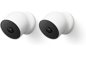 Google Nest Cam (Outdoor or Indoor, Battery) - 2 Pack