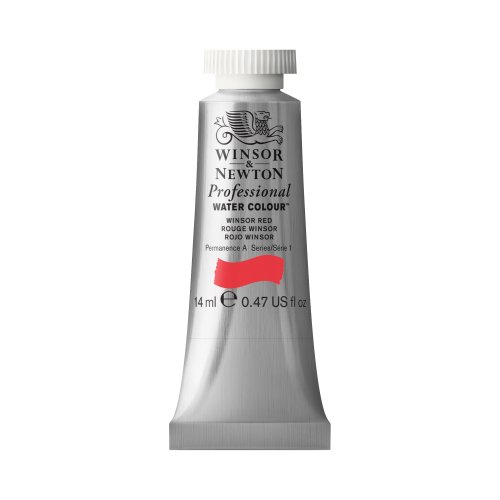 Winsor & Newton Professional Water Color Tube, 14ml, Red