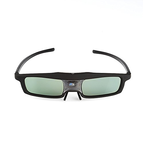 SainSonic CX-30 3D Glasses Active 144Hz Rechargeable for All DLP-Link Projector & TV, SamSung, Benq, Acer, Viewsonic, Optoma, Sharp, Mitsubishi, Nvdia, Sony, LG, Panasonic, Vivitek, Dell, Nec - Black