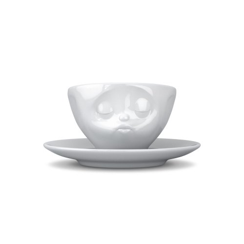 Tassen Face Espresso Coffee Cup with Saucer (Kissing)
