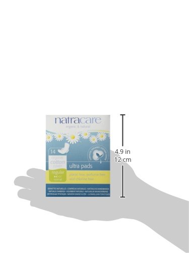 Natracare Natural Ultra Pads with Wings, Regular,  14 Count Boxes (Pack of 12)