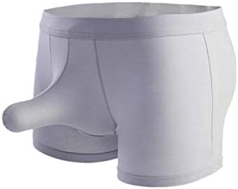 Men's Panties Solid Color Breathable Comfortable Elephant Nose Bikini Boxer Sports Shorts