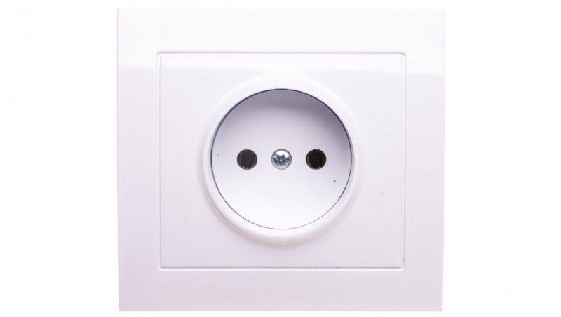 Ospel GP-1W/00 Socket White IP20, 16 A 88 mm 39 mm 82 mm