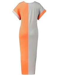 DUYOHC - Vestido de verano para mujer, manga corta, con bolsillos