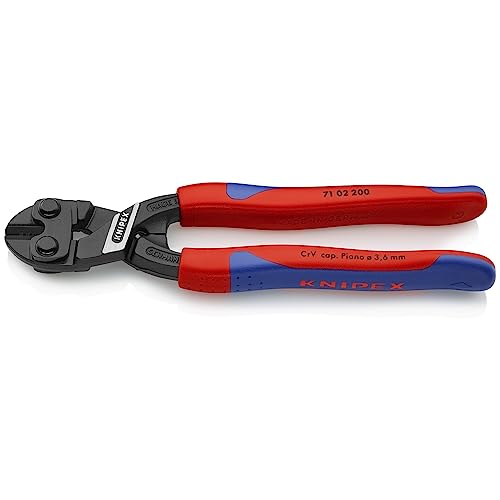 KNIPEX Tools - CoBolt Compact Bolt Cutter, Multi-Component (7102200), 8- Inch Comfort Grip