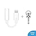 Dongle Dangler 3.5mm Headphone Jack Adapter + Dongle Holder Keychain – Compatible with iPhone 7/7 Plus/8/8 Plus/X/XR/XS/XS Max. (Keychain + Cable – 1-Pack)thumb 1