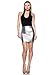 Women's J2 Love Faux Leather Mini Skirt, Small, Silver