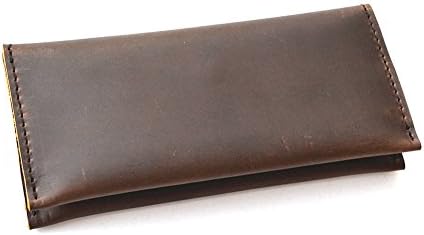 Marlondo Leather Practical Long Wallet (Dark Brown)