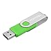 Kootion Custom 20pcs 1GB USB Flash Drive 4 GB Thumb Drives Custom-Logo Memory Stick Swivel Pen Drive