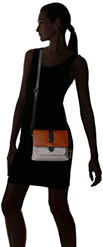 Fossil Kinley Small Crossbody, Black Stripe