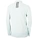 Adidas Mens ClimaLite Tour Pique Long Sleeve Polo Shirt - WHITE/BLACK - XX-Large
