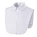 ANZERMIX Women's Detachable Fake Collars Half Shirt Blouse Pack of 3 (Round Collar)