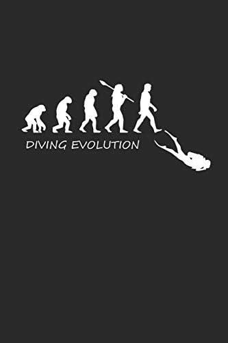 DIVING EVOLUTION: Notebook Diving Planer Diver Notizbuch kariert squared Tauch Journal 6x9 Paperback – 6 Sep 2019