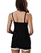 iloveSIA 2PACK Maternity Tops, 7027 Nursing Tank Tops, Breastfeeding Camisole Built-in Nursing Bras Black+Navy Blue Size 3XL