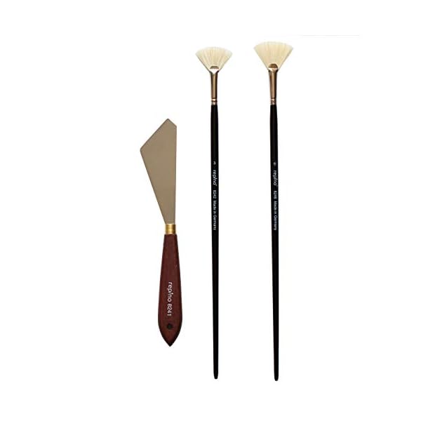 Malmesser Malspachtel FÃ¤cherpinsel KÃ¼nstler Set Malspachtelset KÃ¼nstlerpinsel fÃ¼r ACRYL und ÃL