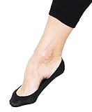 Stomper Joe 4 Pack Premium Cotton No Show Socks for Women, Non Slip, Low Cut