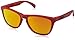 Oakley OO9013 Frogskins Square Sunglasses, Matte Red/Fire Iridium, 55 mm