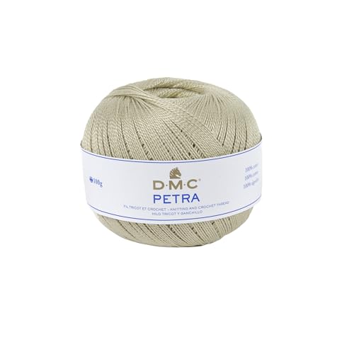 DMC Petra Yarn, 100% Cotton, Oat (53782), Size 5