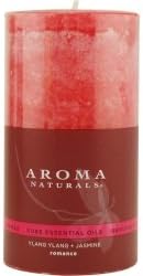 ROMANCE AROMATHERAPY by Romance Aromatherapy - ONE 2.75 X 5 inch PILLAR AROMATHERAPY CANDLE. COMBINES THE ESSENTIAL OILS OF YLANG YLANG &amp; JASMINE TO CREATE PASSION AND ROMANCE. BURNS APPROX. 70 HRS. - UNISEX