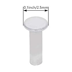 Yinpecly 200PCS Round Flat Head Rivet