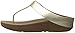 FitFlop Women's Barrio Flip Flop, Pale Gold, 8 M US