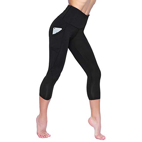 BLENDNEW High Waist Yoga Pants-Tummy Control,4 Way Stretch Women's Workout Yoga Leggings with Pocket(BC-27-M)